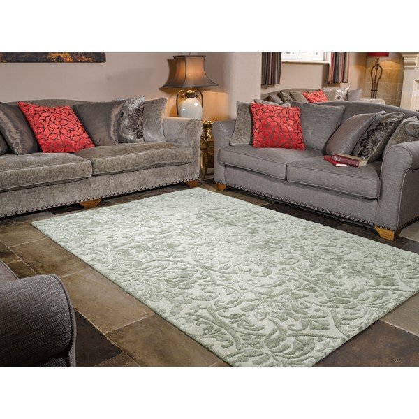 Pilkas rankomis austas kilimas "Flair Rugs Dorchester", 200 x 290 cm-image-1