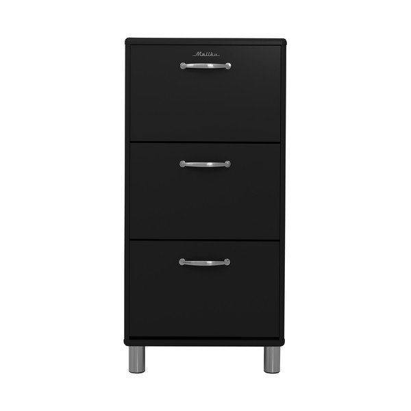 Juoda atlenkiama batų lentyna Malibu - Tenzo-image-1