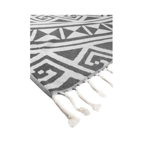 Juodas hamamo rankšluostis Kate Louise Mirabelle, 165 x 100 cm-image-1