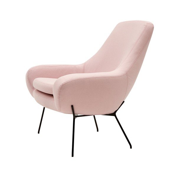 Šviesiai rožinis fotelis Softline Noomi-image-2