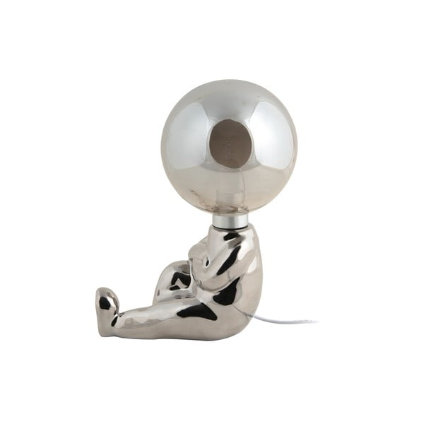Sidabrinės spalvos vaikiška stalinė lempa Joey – Leitmotiv-image-2