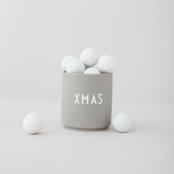 Pilkas dirbtinio porceliano puodelis Design Letters Favourite, 0,25 l-image-3