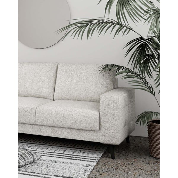 Sofa kreminės spalvos 233 cm Fynn – Ghado-image-1