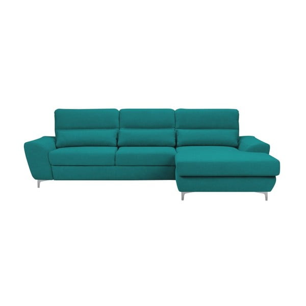 Turkio spalvos "Windsor & Co Sofos Omega" kampinė sofa lova, dešinysis kampas