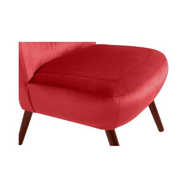 Raudonas krėslas Max Winzer Sari Velvet-image-4