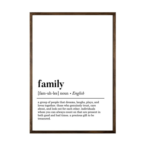 Plakatas 50x70 cm Family - Wallity