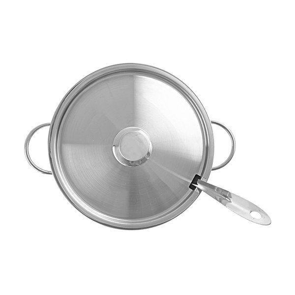 Sidabrinės spalvos iš nerūdijančio plieno dubuo ø 26 cm – Orion-image-2