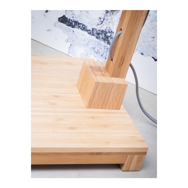 Grindinis šviestuvas su baltu atspalviu ir bambuko konstrukcija Good&Mojo Himalaya-image-3