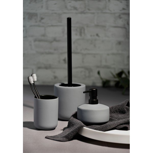 Pilkas keraminis indas dantų šepetėliams Weko Avellino-image-1