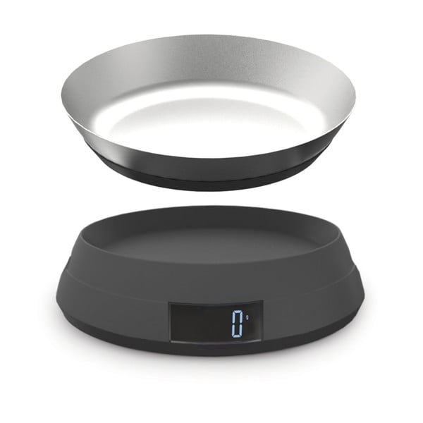 Pilkos skaitmeninės virtuvės svarstyklės Joseph Joseph Switch-image-4