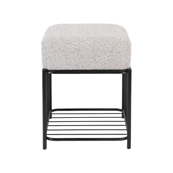 Šviesiai pilkos spalvos pufas Milou – White Label