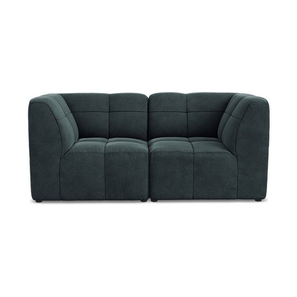 Mėlynos spalvos sofa iš velveto 180 cm Aloha – Makamii