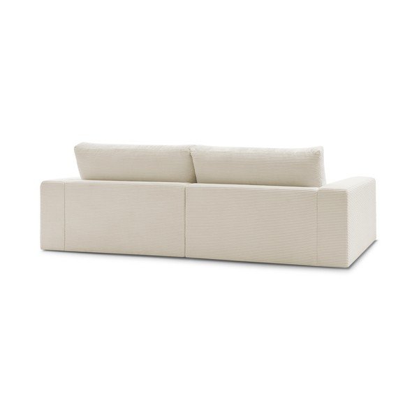 Smėlio spalvos iš kordinio velveto sofa 274 cm Leonard – Bobochic Paris-image-4