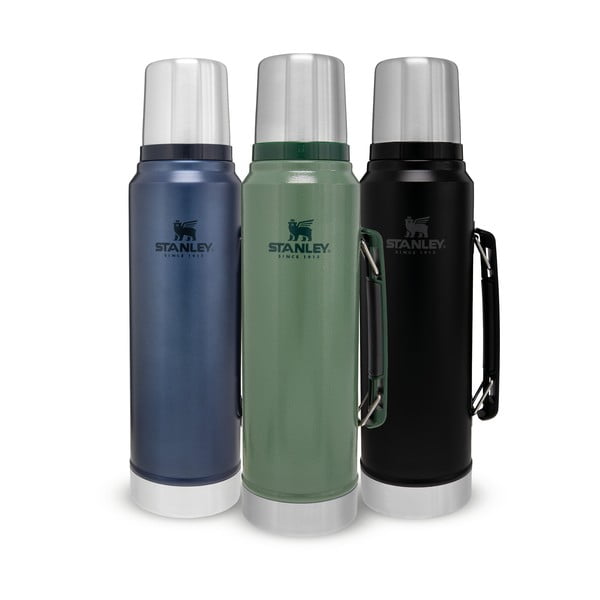 Žalios spalvos iš nerūdijančio plieno termosas 1 l Legendary Classic Hammer Tone Green – Stanley-image-2