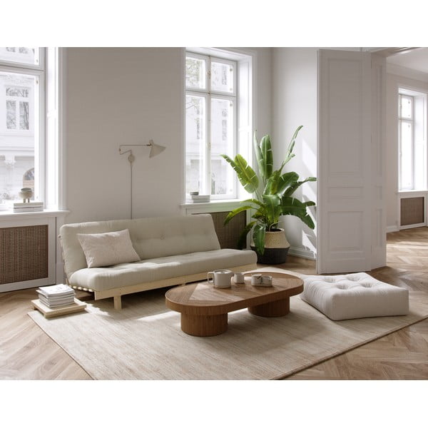 Sofa kreminės spalvos 200 cm Lean – Karup Design-image-1