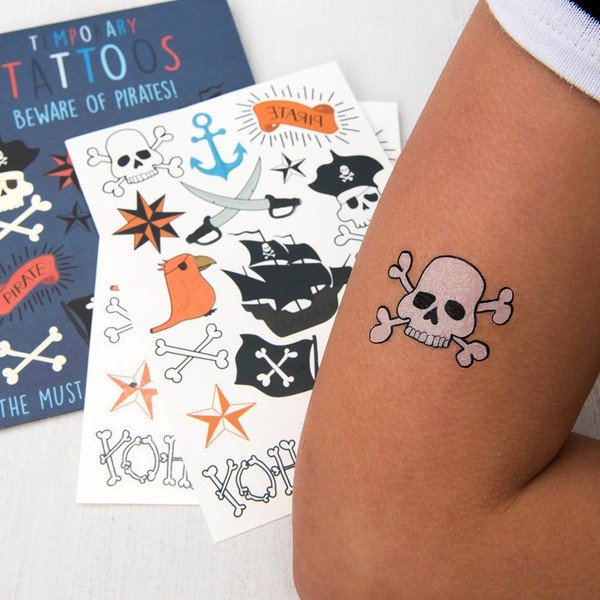 Vaikiškos tatuiruotės Beware of the Pirates – Rex London-image-1