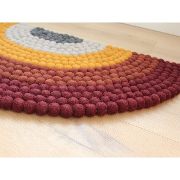 Kilimas vaikams Wooldot Ball Rugs Rainbow Red-image-1