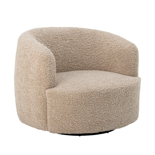 Iš boucle krėslas smėlio spalvos Bocca – Bloomingville