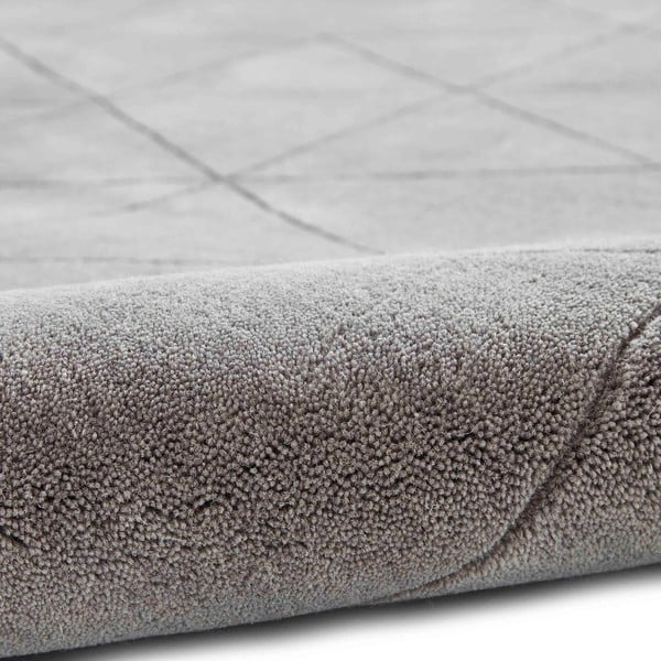 Pilkas vilnos kilimas Think Rugs Kasbah, 150 x 230 cm-image-4