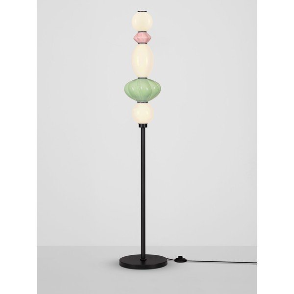 Iš keramikos pastatomas šviestuvas LED su pritemdymo funkcija (aukštis 136,5 cm) su keramikiniu gaubtu/su stiklo gaubtu Oneta – Nova Luce-image-4