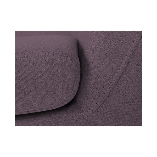 Violetinė dviejų vietų sofa su rudomis kojomis Mazzini Sofas Piemont-image-4