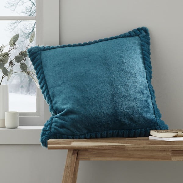 Dekoratyvinė pagalvė 55x55 cm Velvet and Faux Fur - Catherine Lansfield-image-1