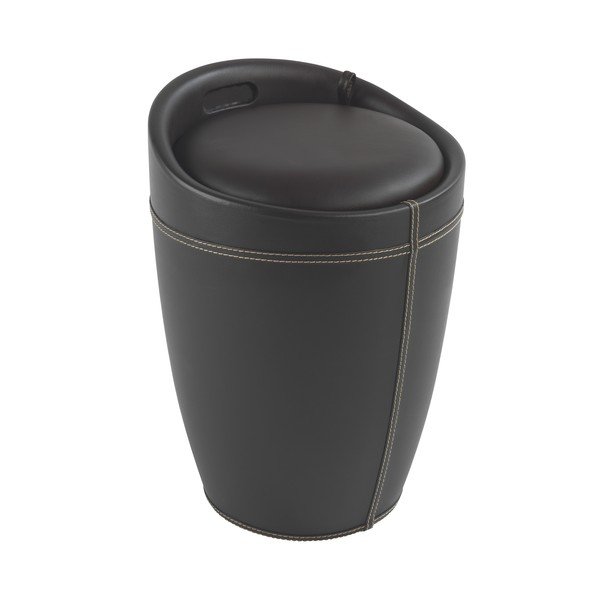 Rudas skalbinių krepšys ir taburetė viename Wenko Candy Look, 20 l-image-1