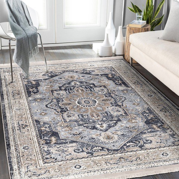 Pilkas kiliminis takelis 80x200 cm - Mila Home-image-4