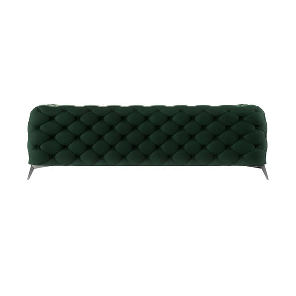 Tamsiai žalios spalvos iš velveto sofa 243 cm Chelsea – Ropez-image-2