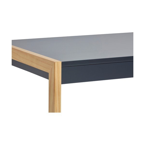 Antracito pilkos spalvos žurnalinis staliukas Marckeric Square, 120 x 35 cm-image-3