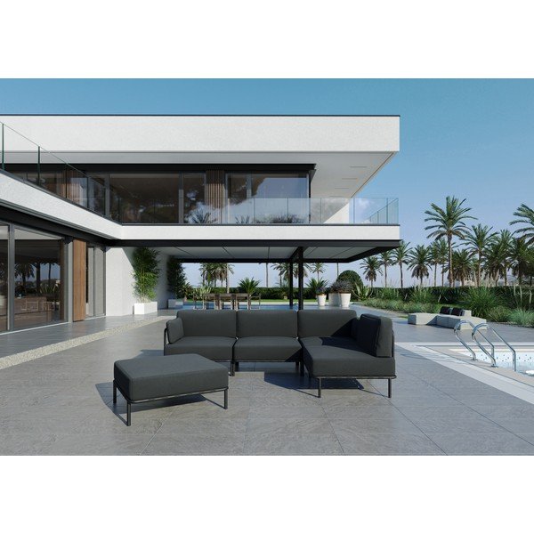 Sodo modulinė sofa tamsiai pilkos spalvos 234 cm Salve – Sit Sit-image-4