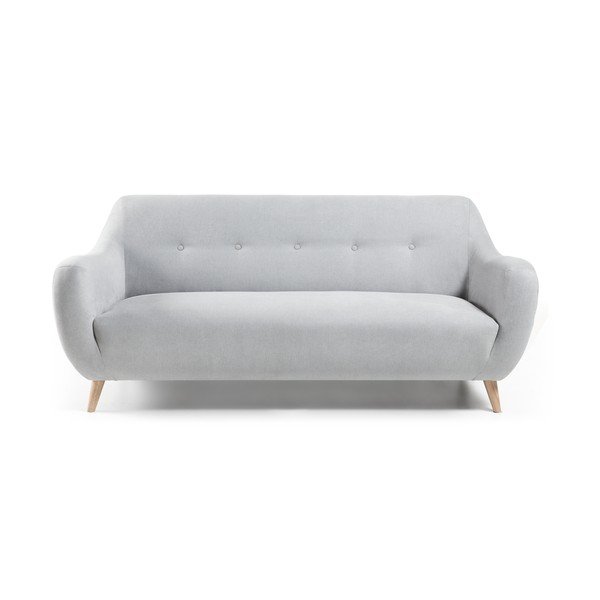 Šviesiai pilka sofa Kave Home Opal