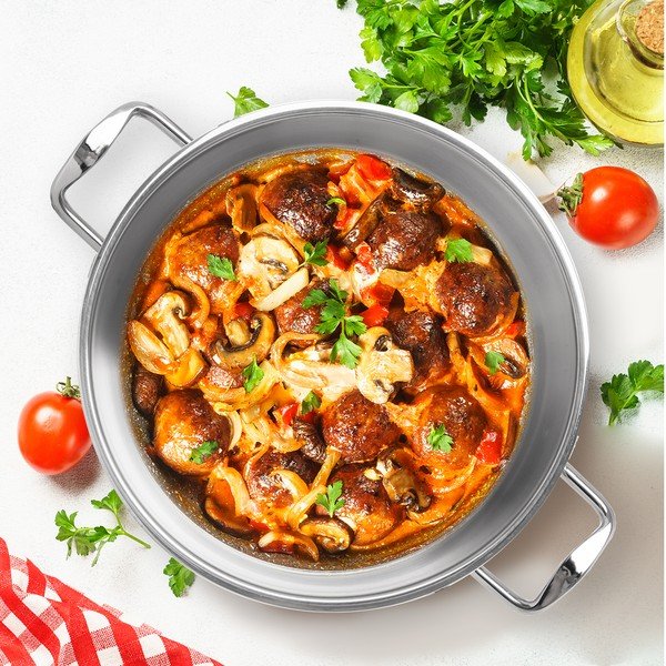 Troškintuvas iš nerūdijančio plieno su dangčiu 4,3 l Venice – Orion-image-1