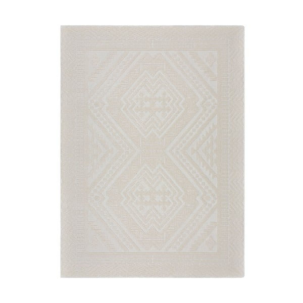 Skalbiamas iš šenilino kilimas kreminės spalvos 80x160 cm Jaipur – Flair Rugs