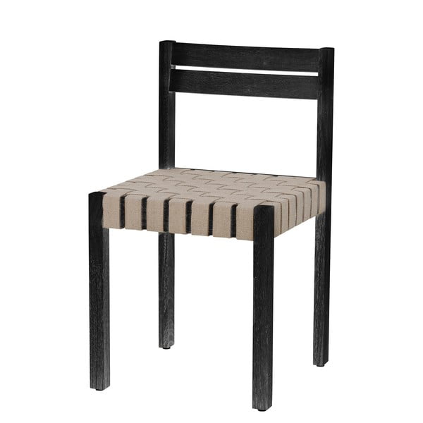 Juodos ir smėlio spalvos valgomojo kėdė Maron - Bloomingville