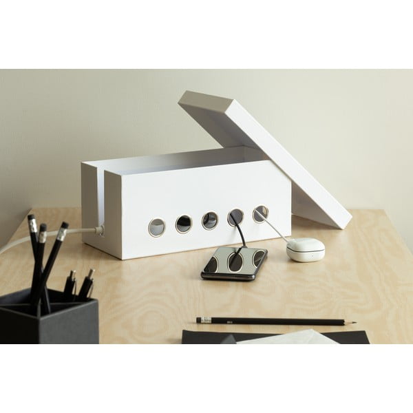 Baltos spalvos iš kartono biuro organizatorius laidams Cordy Paper Laminate – Bigso-image-4