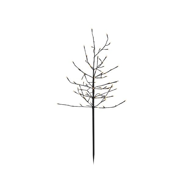 Lauko šviečianti dekoracija tamsiai rudos spalvos ø 40 cm Noah – Sirius