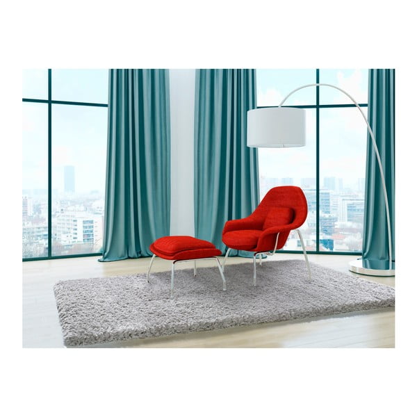 Pilkas kilimas Universal Floki Liso, 160 x 230 cm-image-1