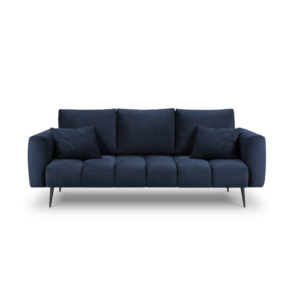 Tamsiai mėlyna aksominė sofa Interieurs 86 Octave