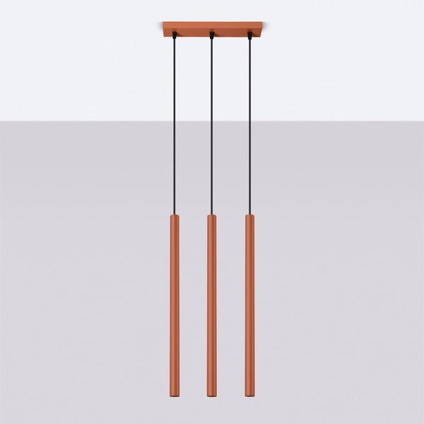 Kabantis šviestuvas raudonos plytų spalvos Fideus – Sollux-image-2