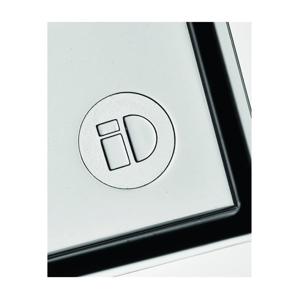 Matinis juodas vonios kambario kosmetikos organizatorius, pagamintas iš perdirbto plastiko Nail Station - iDesign-image-3