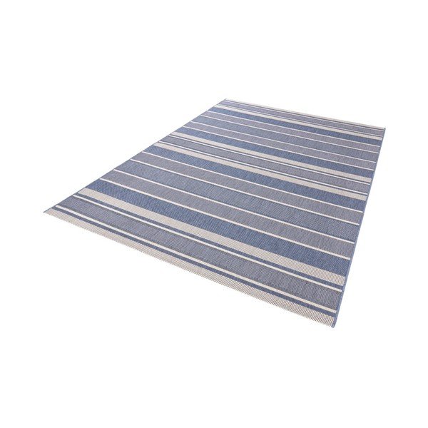 Mėlynas dryžuotas lauko kilimas NORTHRUGS Strap, 80 x 150 cm-image-1