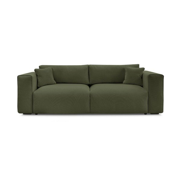 Žalios spalvos sulankstoma/su sandėliavimo vieta sofa 265 cm Ezechiel – Bobochic Paris