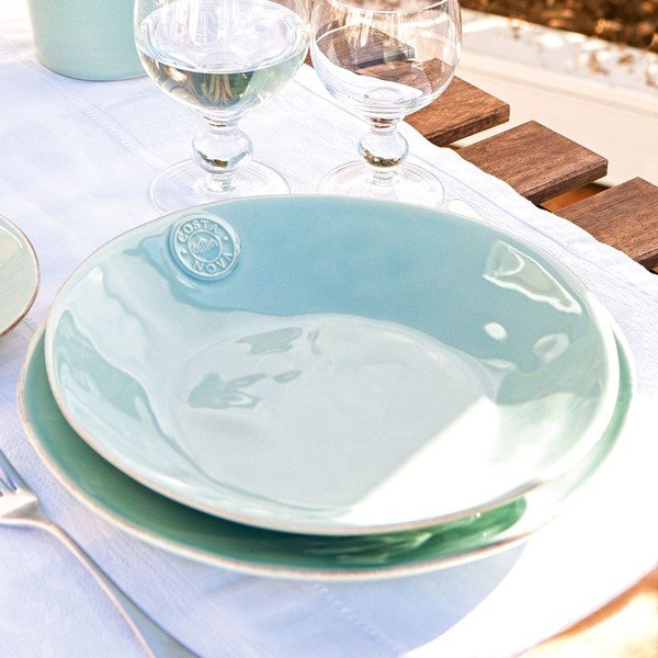 Costa Nova Nova Turkio spalvos akmens masės sriubos lėkštė, ⌀ 25 cm-image-1