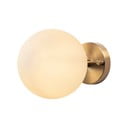 Baltos spalvos/bronzinės spalvos sieninė lempa ø 15 cm Atmaca – Opviq lights