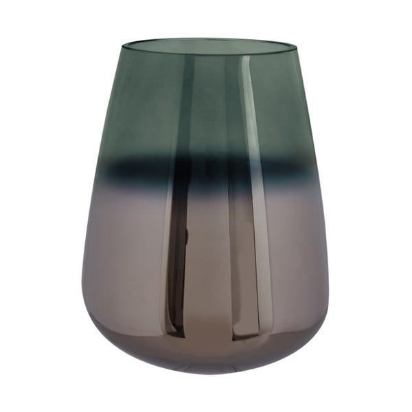 Žalio stiklo vaza PT LIVING Oiled, aukštis 18 cm