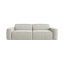 Kreminės spalvos iš šenilinio audinio sofa 244 cm Omao – Makamii