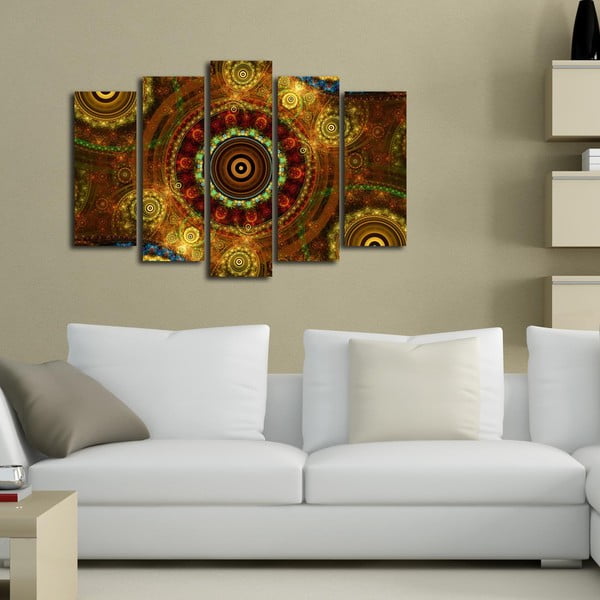 Kelių dalių paveikslas Boho, 105 x 70 cm-image-1