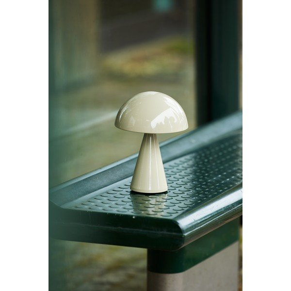 Stalinis šviestuvas kreminės spalvos LED su pritemdymo funkcija (aukštis 20 cm) Mush – Hübsch-image-4