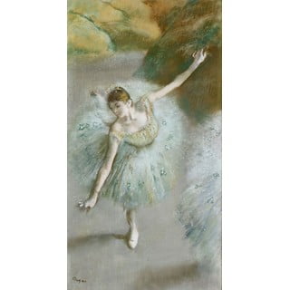 Edgar Degas reprodukcija Dancer in Green, 55 x 30 cm